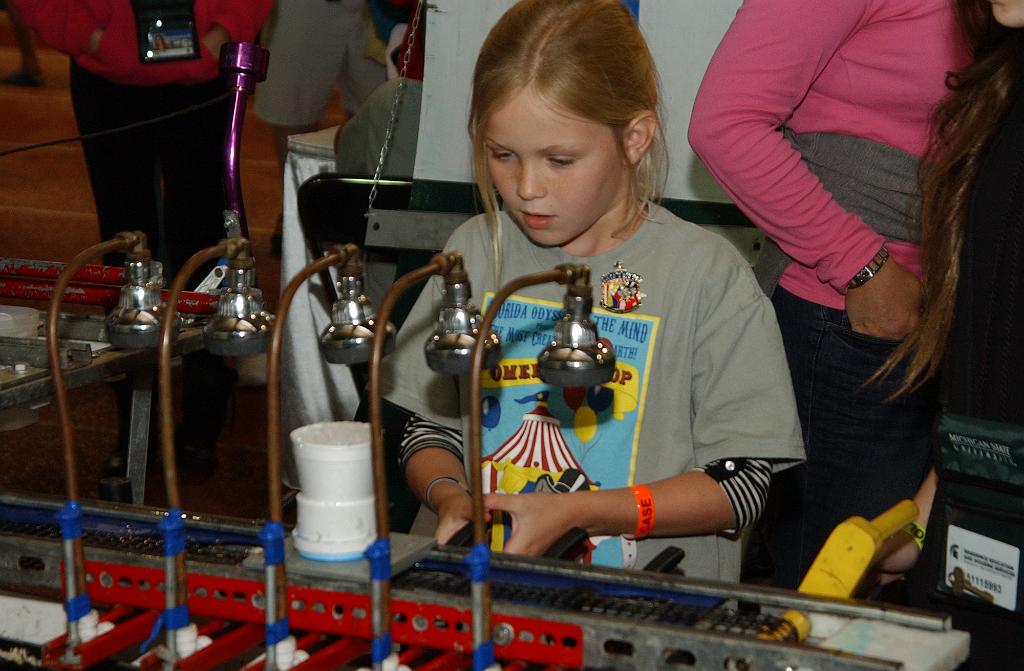 DSC_6109.JPG - Florida's booth at the Creativity Festival. 2013 Odyssey of the Mind world finals.