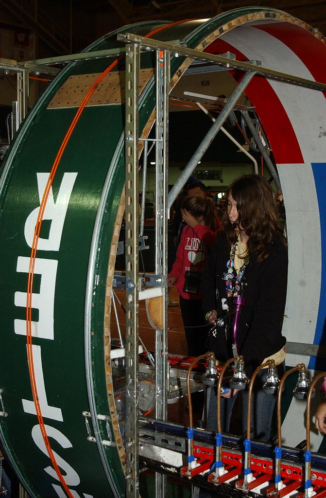 DSC_6112.JPG - Florida's booth at the Creativity Festival. 2013 Odyssey of the Mind world finals.