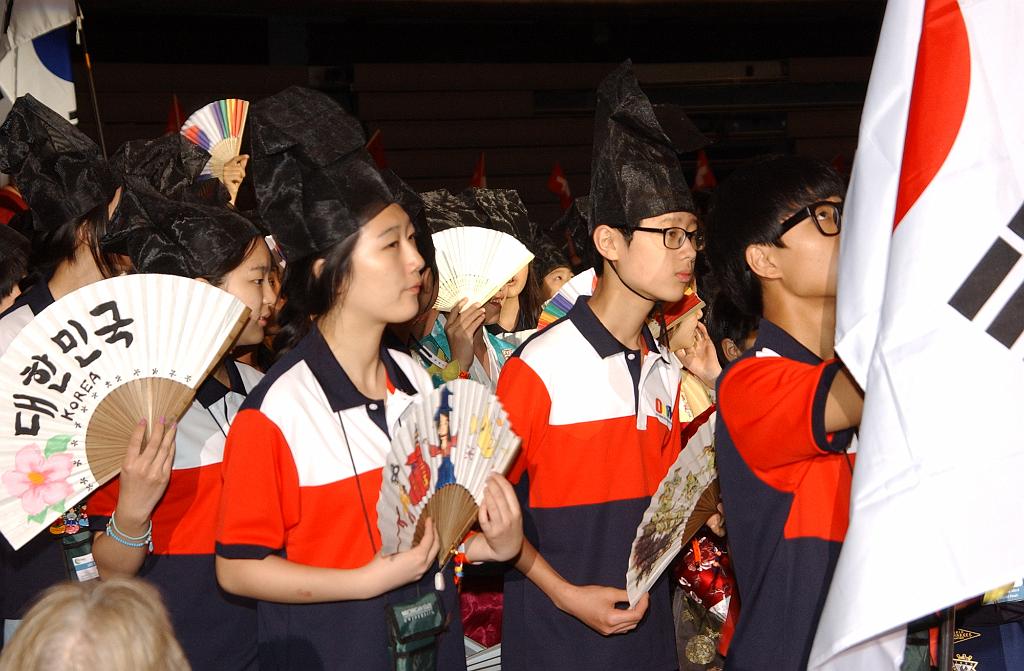 DSC_6032.JPG - South Korea at the Odyssey 2013 World Finals Opening Ceremonies