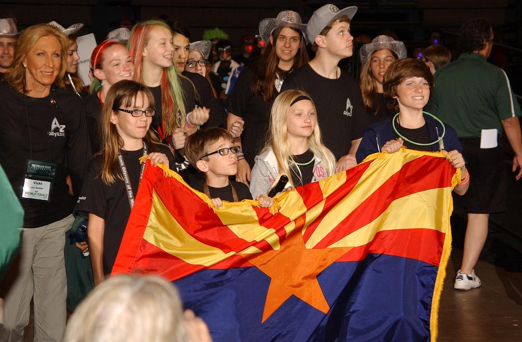 DSC_6036.JPG - Arizona at the Odyssey 2013 World Finals Opening Ceremonies