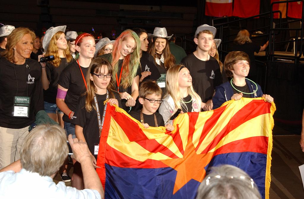 DSC_6037.JPG - Arizona at the Odyssey 2013 World Finals Opening Ceremonies