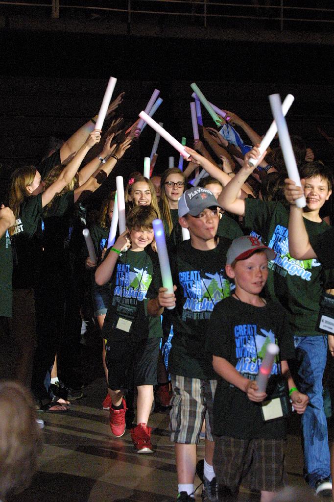 IMG_1309.JPG - Michigan at the Odyssey 2013 World Finals Opening Ceremonies