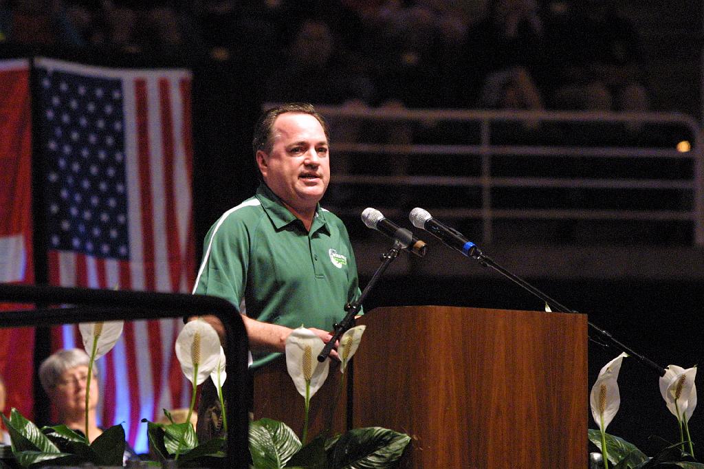 IMG_1318.JPG - Sammy Micklus speaks to the Odyssey 2013 World Finals Opening Ceremonies