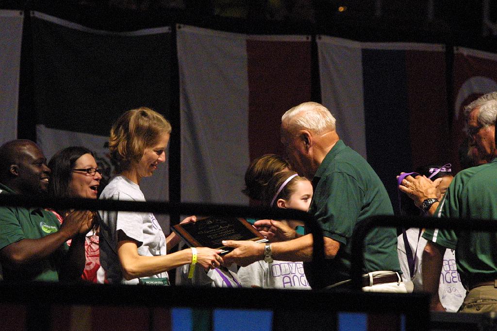 IMG_1323.JPG - Odyssey Angels recognition at the Odyssey 2013 World Finals Opening Ceremonies
