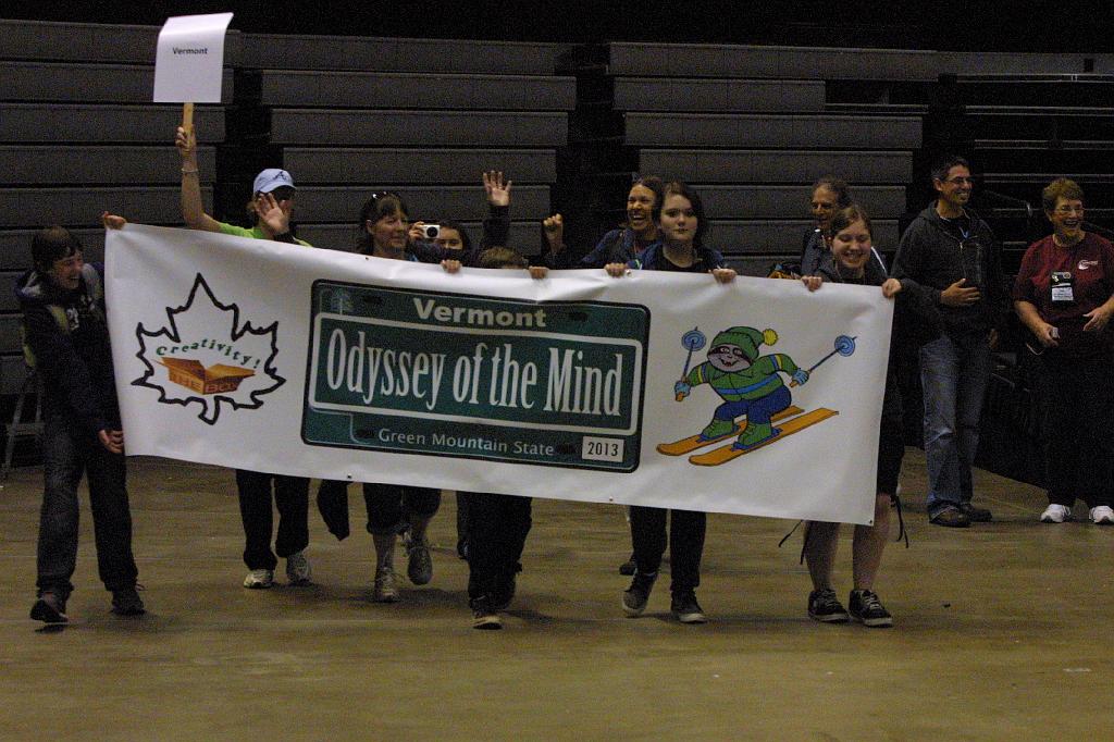 IMG_1753.JPG - Vermont at the Odyssey 2013 World Finals Float and Banner Parade